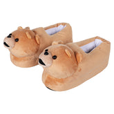 Cute Brown Bear Plush Slippers Cosplay Shoes Halloween Mascot Birthday Xmas Gift Costumes Accessory Prop